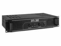 SkyTec SPL300 PA Verstärker Endstufe 300 Watt, mit 3-Band-Equalizer, 3 Kanal...