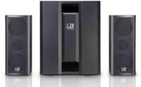 LD Systems DAVE 8 ROADIE - Portables PA-System aktiv, 3 Kanal Mixer, schwarz