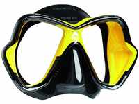 Mares Erwachsene Taucherbrille Mask X-Vision Ultra LS, Schwarz/Gelb, BX, 411052