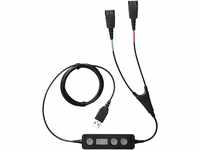 Jabra Link 265 - audio cables (USB2.0, Male, 2x QD, Male, Black), 1
