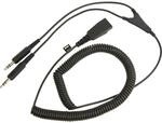 JABRA Soundcard-Kabel QD auf 2x 3,5mm Klinke (2,0m, spiral)