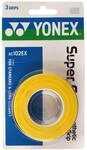 Yonex Overgrip Super Grap 3er, Gelb, 0196000121400000