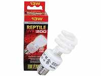 Exo Terra Reptile UVB 200, Wüstenterrarien Lampe, Kompakte UVB Lampe für in der