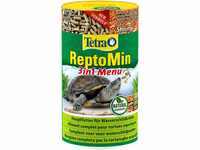 Tetra ReptoMin Menu Schildkröten-Futter - abwechslungsreiches 3in1 Futter mit