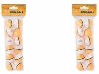 JOOLA 42185 Unisex – Erwachsene TT-Ball Spinball Tischtennisbälle, Mehrfarbig,