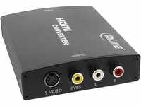 InLine 65006 Konverter HDMI zu Composite/S-Video, mit Audio, Eingang HDMI, Ausgang: