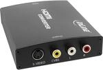 InLine 65006 Konverter HDMI zu Composite/S-Video, mit Audio, Eingang HDMI, Ausgang: