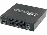 SpeaKa Professional AV Konverter SP-HD/SC-01 [SCART - HDMI, Klinke,...