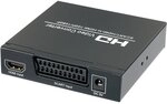 Speaka Professional AV Konverter SP-HD/SC-01 [SCART - HDMI, Klinke, Cinch-Digital]