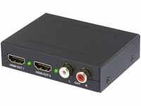 SpeaKa Professional Audio Extraktor SP-AE-HDCT-2P [HDMI - HDMI, Cinch, Toslink]...