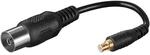 Goobay 67227 Antennen-Adapter Koax-Buchse auf MCX-Stecker, 1 St&uuml;ck