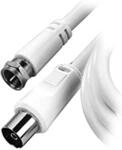 Vivanco SAT Empf&auml;ngeranschlusskabel F-Stecker Koaxkupplung, 3m