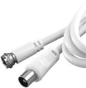 Vivanco SAT Empf&auml;ngeranschlusskabel F-Stecker Koaxstecker, 1,5m