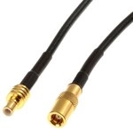 DELOCK Cable SMB Macho SMB HEMBRA RG-174 3 M