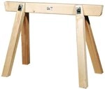 Triuso Bauschragen 100cm lang- 70cm hoch Ger&uuml;stbock Schrong Schrage Holzbock Bock