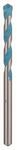 Bosch Professional Mehrzweckbohrer CYL-9 Multi Construction, Blau/Versilbert,