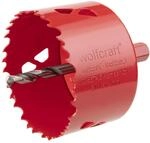 wolfcraft Bi-Metall-Lochs&auml;ge ⌀74 mm I 5475000 I F&uuml;r Trockenbaumaterialien, Holz,