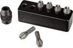 Proxxon 28940 MICROMOT Stahlspannzangensatz 6teilig 1-3,2mm mit Halter,