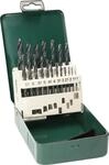 Bosch Metallbohrer Set HSS-R (F&uuml;r Eisen, 19 tlg, Unlegierten Stahl,
