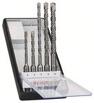 Bosch 5tlg. Robust Line Hammerbohrer-Set SDS plus-5 (f&uuml;r Mauerwerk, Beton, &Oslash;