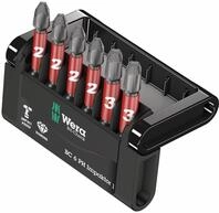 Wera Bit-Sortiment, Bit-Check 6 PH Impaktor 1, 6-teilig, 05057691001
