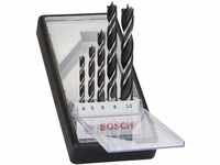 Bosch Professional 5-tlg. Holzspiralbohrer Set (für Holz, zylindrischem Schaft, Ø 4