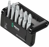 Wera Bit-Sortiment, Bit-Check 6 Universal 2, 6-teilig, 05056473001