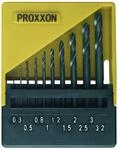 PROXXON HSS Spiralbohrersatz, DIN 338, 10-tlg. (0,3 bis 3,2 mm), 28874