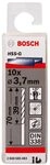 Bosch 10x PRO Metal HSS-G Spiralbohrer Standardl&auml;nge (f&uuml;r Nichteisenmetalle, Stahl,