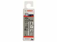 Bosch Professional 10x HSS-G Metallbohrer (für Metall, Ø 1,3 mm, Robust Line,