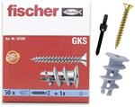 fischer Gipskartond&uuml;bel GK S mit Schraube, starker Gipskarton-D&uuml;bel,
