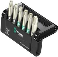 Wera Bit-Sortiment, Bit-Check 6 Stainless 1 SB, 6-teilig, 05073634001