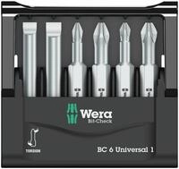 Wera Bit-Sortiment, Bit-Check 6 Universal 1 SB, 6-teilig, Wera 05073635001