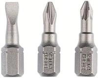 BOSCH 3-teiliges Schrauberbit-Set Extra-Hart gemischt, 2607001765