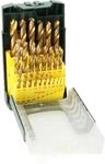 Bosch Accessories 25 tlg. Metallbohrer Set HSS-TiN Titanium (f&uuml;r Eisen, Stahl,