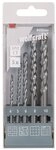wolfcraft Steinbohrer-Set HM-best&uuml;ckt, &Oslash; 4-10 mm, 5-tlg. I 8450000 I F&uuml;r Bohrungen