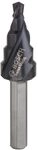 Bosch Professional Stufenbohrer HSS-AlTiN mit 3-Fl&auml;chen-Schaft (&Oslash; 4-12 mm, 5