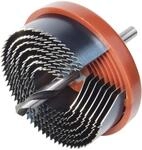wolfcraft Mehrkranzlochs&auml;ge, &Oslash; 25-62 mm I 2161000 I S&auml;ge mit 7