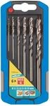 wolfcraft Metallbohrer-Set HSS geschliffen, &Oslash; 2-8 mm, 6-tlg. I 7101000 I F&uuml;r