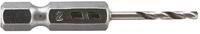 wolfcraft Metallbohrer HSS geschliffen, Sechskant-Schaft, &Oslash; 2 mm I 7256000 I F&uuml;r