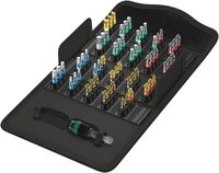 Wera Bit-Sortiment, Bit-Safe 61 BiTorsion 1, 61-teilig, Schwarz, Einheitsgr&ouml;&szlig;e,