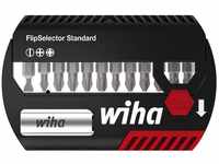 Wiha Bit Set FlipSelector Standard 13-tlg. I 25 mm Schlitz, Phillips, Pozidriv 1/4" I