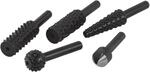 wolfcraft Raspel- und Senker-Set, 5-tlg. I 2540000 I Zum Vorbereiten von Aussparungen