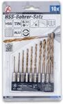 BGS Diy 50801 | HSS-Bohrer-Satz | 10-tlg. | titan-nitriert | 1,5 - 6 mm | 6,3 mm