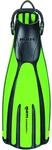 Mares Erwachsene Flossen mit Riemen Fins Avanti Quattro Plus, Lime, XL, 410003