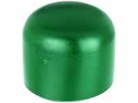 Alberts 855239 Pfostenkappe für runde Metallpfosten | Kunststoff, grün | für