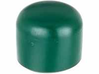 Alberts 654511 Pfostenkappe für runde Metallpfosten | Kunststoff, grün | für