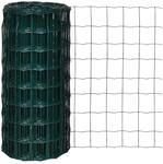 vidaXL Gartenzaun 10x0,8 m Maschendraht Zaunset Drahtzaun Wildzaun Forstzaun