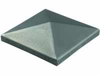 Alberts 418052 Pfostenkappe für Vierkantmetallpfosten | zum Anschweißen | Stahl 