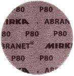 50x MIRKA Haftschleifscheibe ABRANET Grip 150mm K.80 f.HO/Metall/Lack/Ku.